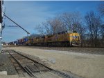 UP 7488 westbound UP intermodal train